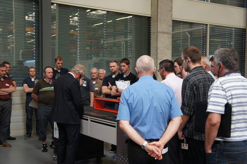 Impressionen von der Hausmesse bei Bystronic. (Bild: Meister)