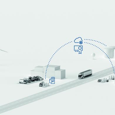 Der Digital Fuel Twin von Bosch erfasst und validiert Tankdaten aus verschiedenen Quellen – darunter Fahrzeugdaten, Tankstellen und Tankkartentransaktionen – und gewährleistet damit eine zuverlässige und transparente Nachverfolgung des Verbrauchs erneuerbarer Kraftstoffe. (Bild: Bosch)