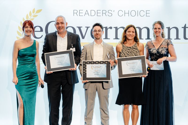 Identität und Sicherheit: Platin: Governikus (Hartje Bruhns); Gold: Sophos (Steven Wollscheid); Silber: Splunk (Nadja Gronau) (Offenblende/Valentin)