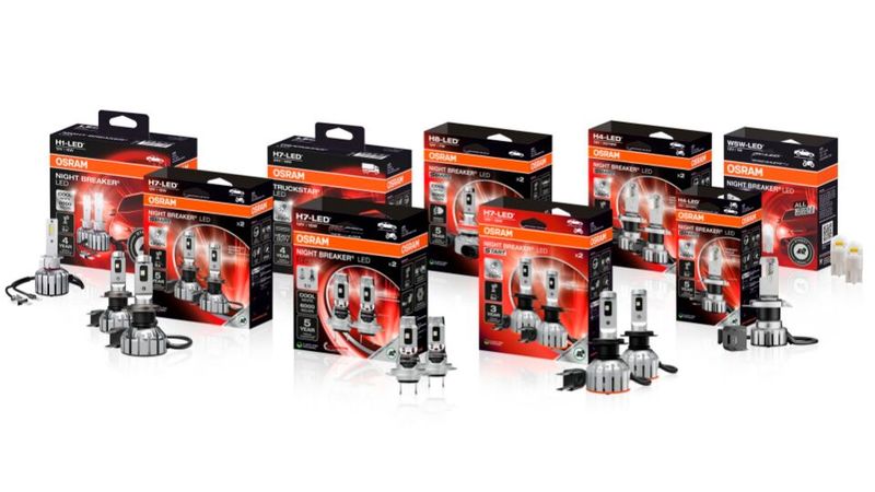 Das OSRAM NIGHT BREAKER LED Portfolio im Überblick (Bild: OSRAM GmbH)
