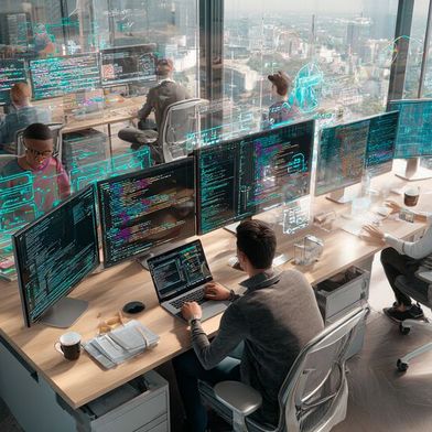 Git Large File Storage ermöglicht ein effizientes Management großer Binärdateien. (Bild: Midjourney / KI-generiert)