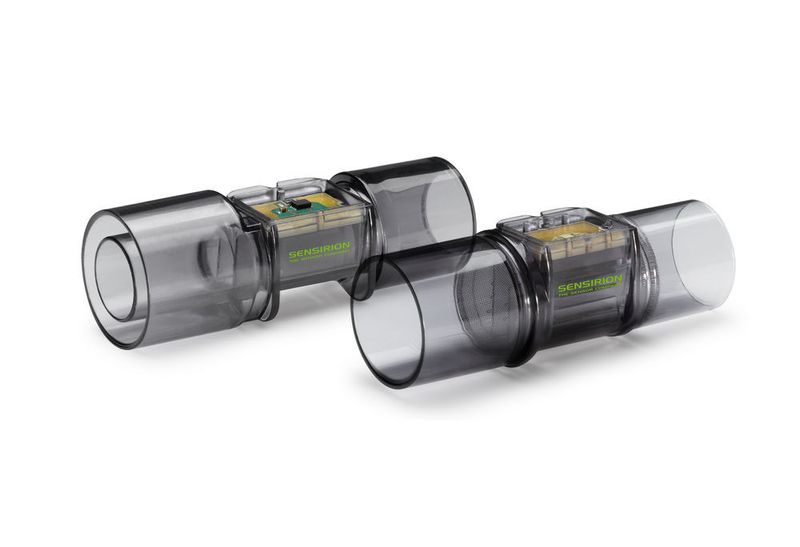Die Sensirion AG ist Experte für sichere und zuverlässige medizinische Anwendungen und präsentiert innovative Sensoren zur Messung und Steuerung von Gas- und Flüssigkeitsdurchfluss, Differenzdruck, Feuchte und Temperatur. Die SFM3000-Plattform bietet eine breite Auswahl an Massenflussmessern für Beatmungs- und Anästhesiegeräte und beinhaltet auch autoklavierbare Flusssensoren. Erstmals wird die Plattform ergänzt durch Einweg-Massenflussmesser.  (Sensorion)