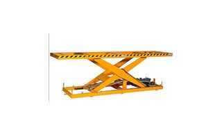 Der mechanische Riemenhubtisch von Flexlift wird mit zwei Riemen und einem SEW-Standardmotor ausgeliefert. (Bild: Flexlift)