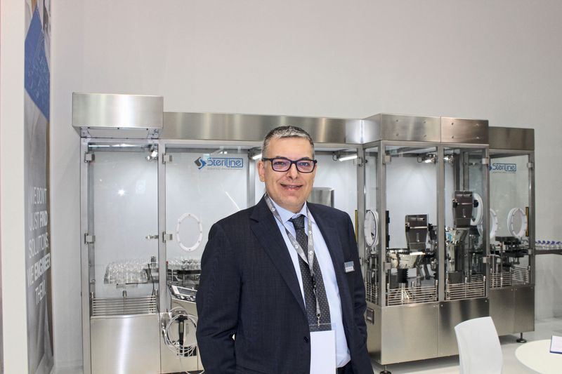 “We are impressed about the high quality of the attendees. The visitors are fokused on real inquiries and real projects. We have a much bigger numbers of visitors than in the last years and we talked about incoming projects. For us the daily number of customers visiting us has doubled.” Frederico Fumagalli, Chief Commercial Officer, Steriline (Bild: PROCESS)