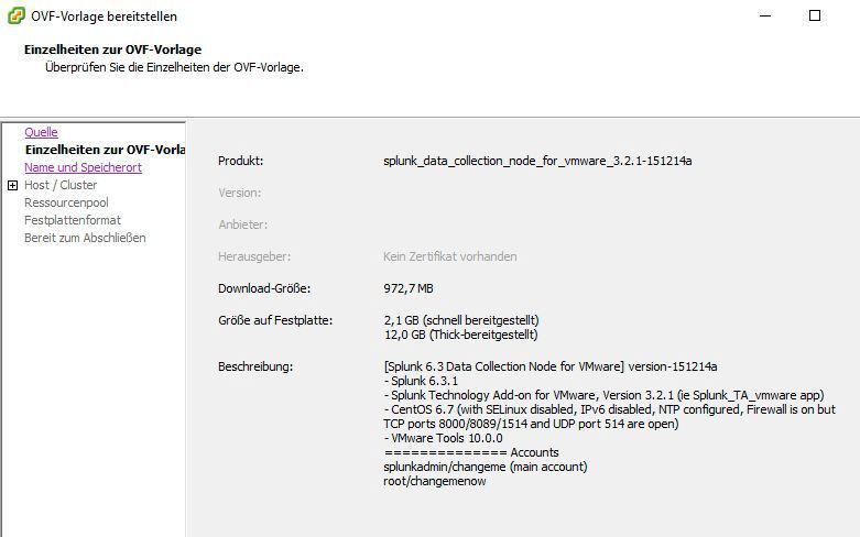 Splunk wird als virtuelle Appliance in vSphere eingebunden. Die Einrichtung ist nicht ganz einfach, wird vom Hersteller aber in einem Webcast erläutert. (Joos)
