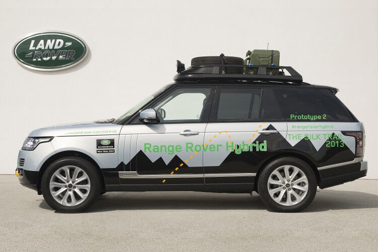 Den Range Rover Hybrid treibt ein Diesel-Hybrid an. (Foto: Land Rover)