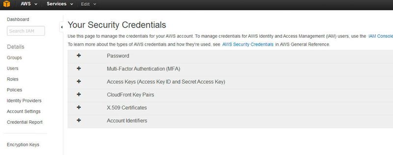 Über die Einstellungen des lokalen Kontos lassen sich auch die Benutzer des AWS-Abonnements konfigurieren. Hier stehen verschiedene Richtlinien, Rollen, Identity Providers und Sicherheitsfunktionen wie Multi-Faktor-Authentifizierung zur Verfügung. (AWS)