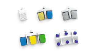 Die Bluetooth-Fußschalter sind in vielen Standardfarben lieferbar und können auf Wunsch auch mit dem Logo von OEM-Kunden versehen werden. (Bild: Variohm)