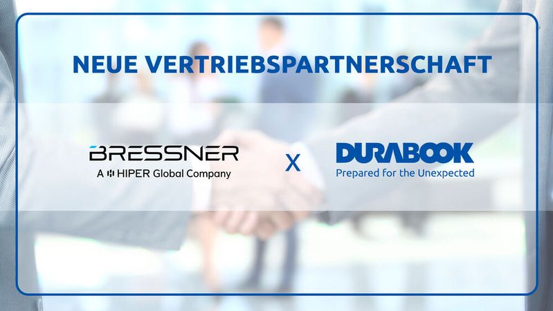 Durabook baut seine DACH-Präsenz und vereinbart eine Vertriebspartnerschaft mit dem auf industrielle Hardwarelösungen spezialisierten Distributor Bressner. (Bild:  Durabook)