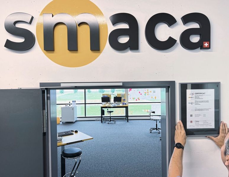 Certification eduQua pour l'institution de formation SMACA. (Source : SMACA)
