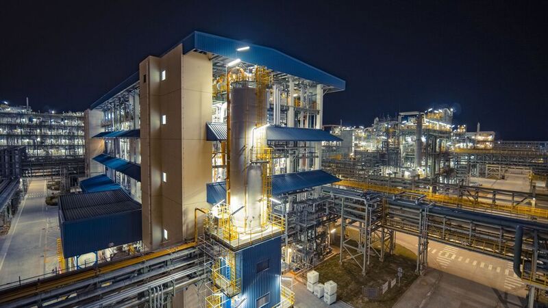 Covestro's existing production plant for polyurethane dispersions in Shanghai.  (Covestro)