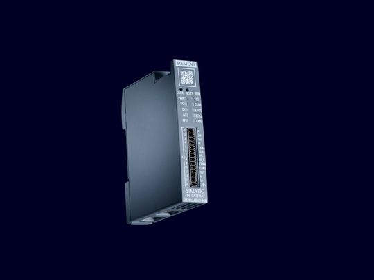 Das ist das neue Simatec FDE Gateway von Siemens. Es dient laut Hersteller dazu, ungenutzte Felddaten aus der Produktion für IT- und OT-Systeme nutzbar zu machen. FDE ist dabei die Abkürzung für Field Data Enablement.(Bild:  Siemens)