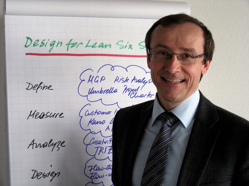Dr. Martin Stöckli, Leiter der Inspire Academy und COO der Inspire AG, im Interview über Innovationen mit «Design for Lean Six Sigma». (Bild: Inspire)