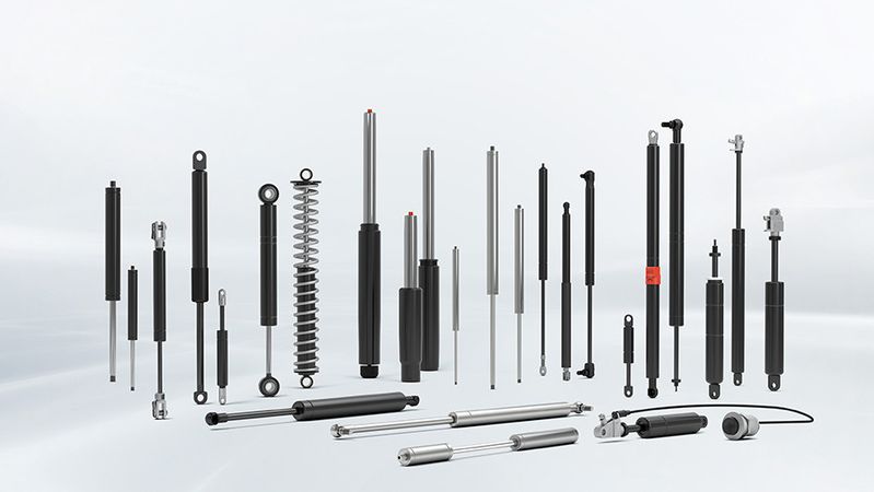 Dank vier Expertenmarken und der daraus resultierenden Flexibilität bietet die Stabilus-Gruppe passende Gasfedern für jede Anwendung und jede Stückzahl.(Bild:  Stabilus GmbH)