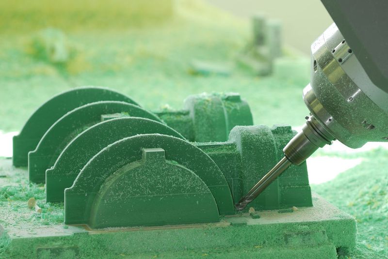 Moderne fünfachsige Portalfräsmaschine zur Fertigung der Giessereimodelle. (Archiv: Vogel Business Media)