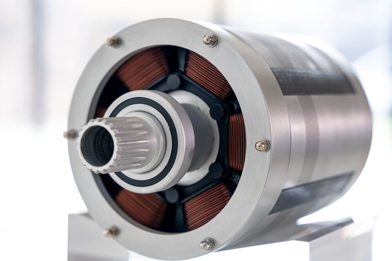 Der Rotor des E-Antriebs von Mahle besitzt Spulen anstelle von Magnete. (Bild: Mahle)