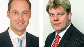 Christian Wolf (linkes Bild; 35) ist jetzt neben Ulrich Turck Geschäftsführer der Hans Turck GmbH & Co. KG in Mülheim an der Ruhr. Markus Turck (rechtes Bild; 37) ist jetzt neben Werner Turck Geschäftsführer der Werner Turck GmbH & Co. KG in Halver. (Archiv: Vogel Business Media)