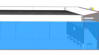 Mit der Wasserstandsregulierung von Microstep Europa, die es jetzt für die Wasserstrahlschneid-Anlagen Watercut und Aquacut gibt, kann der Wasserpegel über die Maschinensteuerung millimetergenau angepasst werden. (Bild: Microstep Europa)