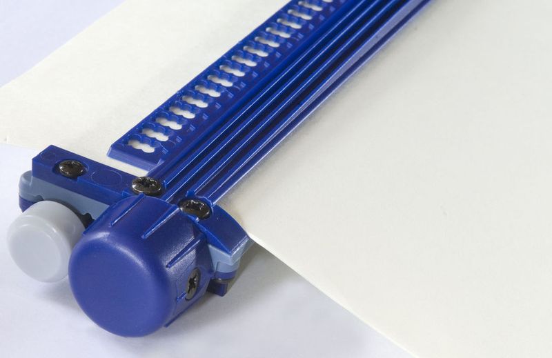 Das einfache Schreibgerät war die Idee von Alan King, einem Designer von RNIB, und wurde mithilfe einer 3D-Modelling-Software entwickelt. (Archiv: Vogel Business Media)