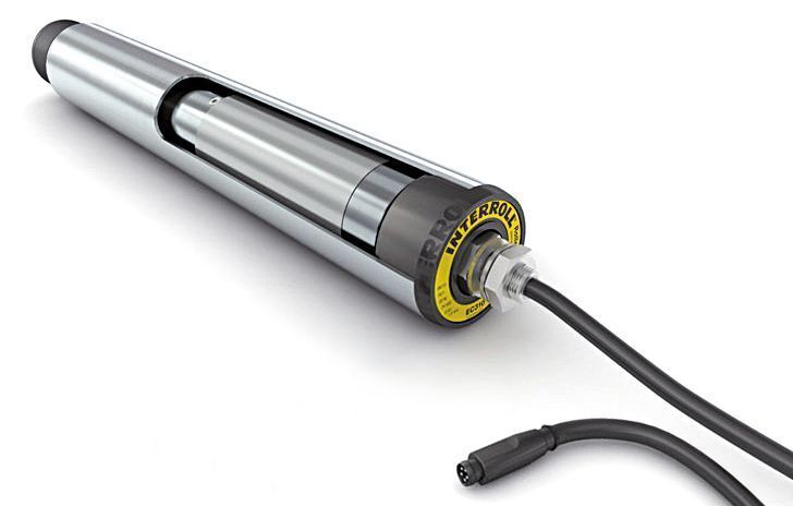 Die neue Antriebsrolle Roller-Drive EC310 für staudrucklose Stückgutförderung wurde auf der Cemat mit dem MM-Logistik-Award von Vogel Business  Media ausgezeichnet. Bild: Interroll (Archiv: Vogel Business Media)