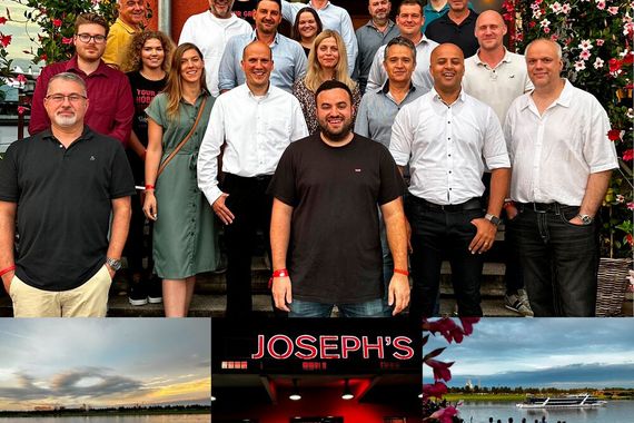 Siewert und Kau Dinner Gamescom 2023 (Bild: Vogel IT-Medien)