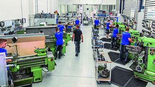 Hier sieht es noch gut aus, mit den besetzten Ausbildungsstellen. Doch der VDMA muss berichten, dass die insgesamte Ausbildungslage im deutschen Maschinen- und Anlagenbau immer prekärer wird – denn noch jetzt sind weit über 10.000 Stellen offen. (Bild: Haimer)