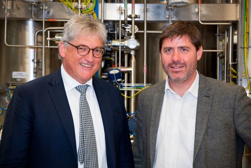 Ales Burc (links) und Marc Delcourt bilden die Unternehmensspitze von Global Bioenergies. (Global Bioenergies)