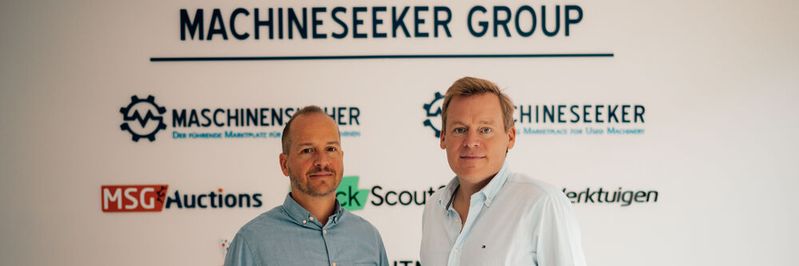 Thorsten Muschler und Sven Schmidt sind die geschäftsführenden Gesellschafter der Machineseeker Group.(Bild:  Machineseeker Group GmbH)