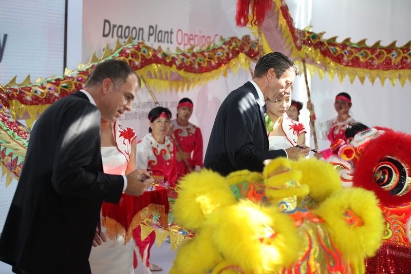 Impressionen von der Eröffnungsfeier des Dragon Plant. (Bild: Henkel)