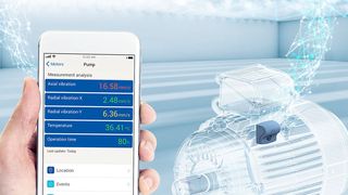 Echtzeitüberwachung des Zustands von Elektromotoren: Während der Motor Scan von WEG die Betriebsdaten der jeweiligen Maschine erhebt, können diese über eine intelligente App ausgelesen werden. Technikern und Ingenieuren soll es damit möglich werden, vorausschauende Wartungsmaßnahmen zu planen. (WEG)
