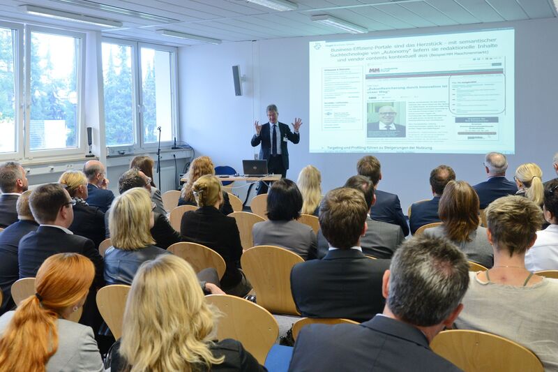 Vogel Business Media-Geschäftsführer Stefan Rühling erläutert die aktuellen Herausforderungen der Fachmedien. (Bild: PROCESS/Vogel Business Media)