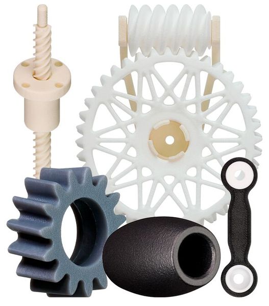 Rapidité, flexibilité et rentabilité : les plastiques haute performance optimisés en tribologie d'igus transforment l'impression 3D industrielle. (Source : igus)