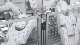 Trotz seiner kompakten Bauform von nur 30 × 30 × 135 mm bietet der SLO eine Zuhaltekraft von 3.000 N und Schutzart IP69. (Bild: Bernstein)