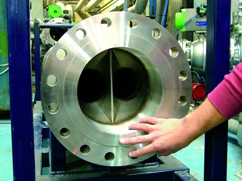 Der optimierte Strömungsverteiler hilft, den Druckverlust möglichst gering zuhalten.  (Bild: Krohne)