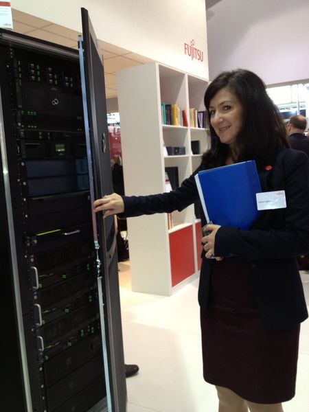 BS2000 auf dem Fujitsu-Stand in Halle 2. (Bild: SDC)