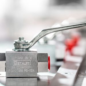 Die künftige Zink/Nickel-Oberflächen von Kugelhähnen weist ein mit Edelstahl vergleichbares Erscheinungsbild auf