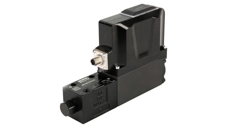 Neben Leistungs- und Verdrahtungsvorteilen bieten die DFplus-Ventile von Parker mit IO-Link Klasse B umfassende Diagnose- und Servicefunktionen. (Bild:  Parker Hannifin)