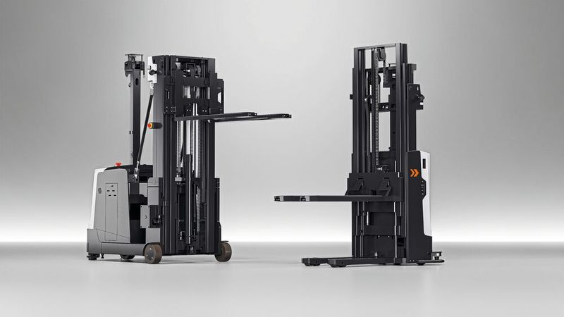 Le KMF 1500P-PS élargira en 2027 la famille de chariots élévateurs autonomes de KUKA. (Source : KUKA)
