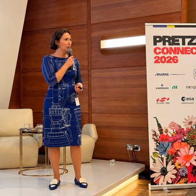 Raumfahrt im Wandel: ESA-Ingenieurin Kate Underhill erläuterte beim Pretzl Connect 2026, wie Sensorik, Software und KI die Entwicklung künftiger Raumtransportsysteme verändern. (Bild: mc/VCG)