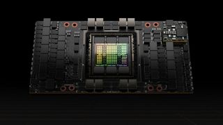 Nvidia stellt mit „Hopper“ eine neue GPU-Architektur vor. KI-Workloads lassen sich damit massiv beschleunigt verarbeiten.  (Bild: Nvidia)