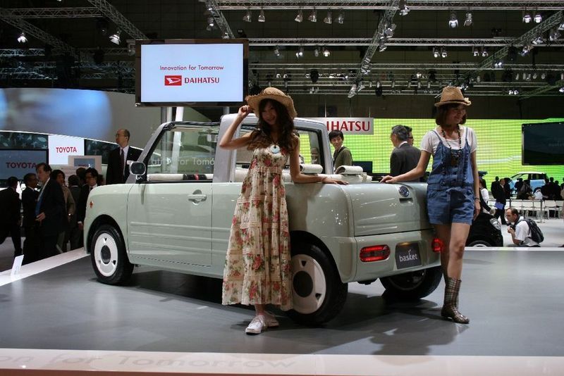 Den eigentlichen Trend geben in Tokio aber Kleinwagen mit maximaler Raumausnutzung vor, etwa der Daihatsu Basket. (Archiv: Vogel Business Media)