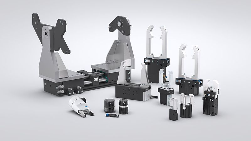 Als Handhabungsspezialist bietet die Zimmer Group ein umfangreiches Portfolio an Greifern – von Standardlösungen bis hin zu kundenspezifischen Lösungen (Bild: Zimmer Group)