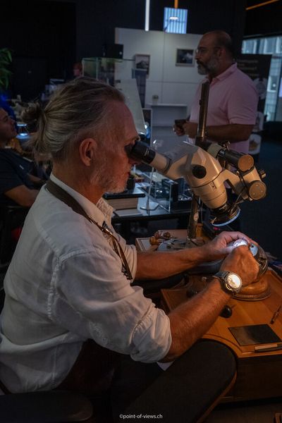 Pour sa troisième édition les 19, 20 et 21 septembre 2025, le Festival Suisse de l'Horlogerie se tient au Grand Hôtel des Bains d'Yverdon. (Source : FSH)