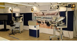 Im neuen Trainingscenter Stuttgart der MTM-Akademie erleben Teilnehmer an Aus- und Weiterbildungen den Unterschied zwischen gut und schlecht gestalteter Arbeit hautnah. (Bild: Deutsche MTM)