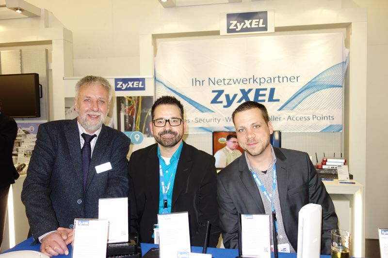 Der Norbert mit den zwei Guidos, ZyXEL. (Bild: IT-BUSINESS)