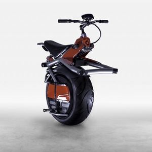 Das elektrische Einrad Ryno kommt ohne klassische Bremsen oder Gaspedals aus. 