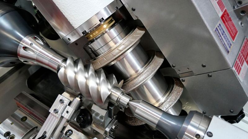 Finishing with three CBN profile grinding wheels. (Source: Kapp)