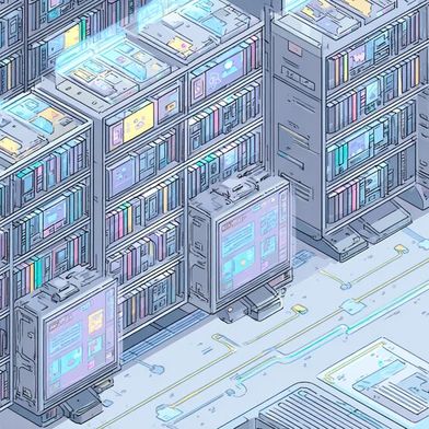 Um KI- und Machine-Learning-Modelle zu trainieren, werden enorme Mengen an Daten benötigt. (Bild: Midjourney / KI-generiert)