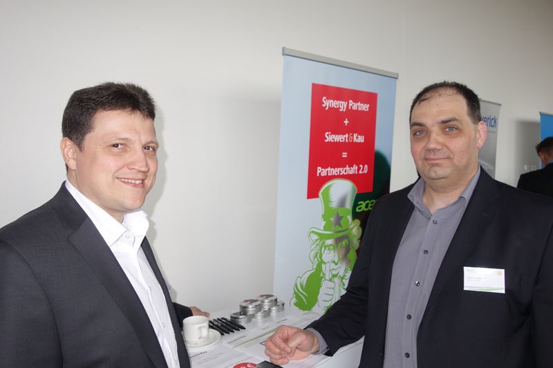 (l.) Carsten Lauterbach, S&K mit Ingo Schindler, Schiller GmbH (IT-BUSINESS)