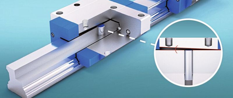 Smarte induktive Sensoren von Contrinex ermöglichen dynamische lineare Abstandsmessungen an Lineartischen.(Bild:  Contrinex)